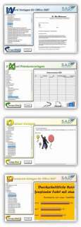 Excelente Vorlagen für Office 2000 2010 Word, Excel, Outlook 