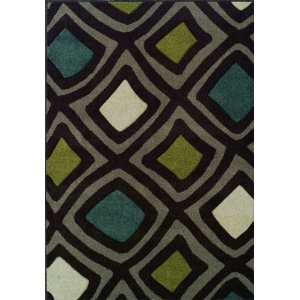   RD 769 Chocolate Late Finish 3?3 by Dalyn Rugs: Home & Kitchen
