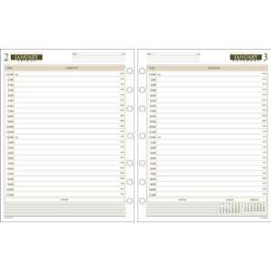   Daily Planning Pages by Day Runner. Size 5 8.5 x 11
