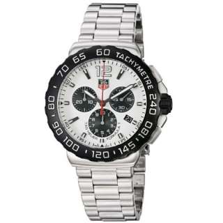   Formula 1 White Dial Chronograph Steel Watch Tag Heuer Watches