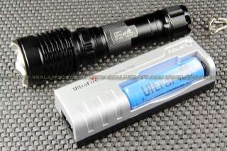 UltraFire Q5 & R5 LED Recoil Torch Charger UF 009  