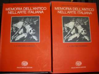 STORIA DELLARTE ITALIANA (14 VOLUMI) + MEMORIA DELLANTICO (3 VOLUMI 