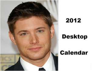 Jensen Ackles 2012 Desktop Calendar NOW ONLY £4.99  