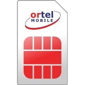  Ortel SIM Card (France)   Incl EUR 7,50 Call Credit 