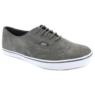 Vans Authentic Lo Pro Suede Oxford Womens Trainers GYQ4K7 Grey White 