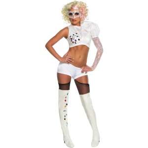 Lady Gaga VMA White Performance Outfit Adult Costume, 70922 