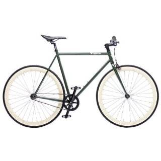 Pure Fix Cycles Zulu Fixed Gear Bike with Silver Wheels, Black/Silver 