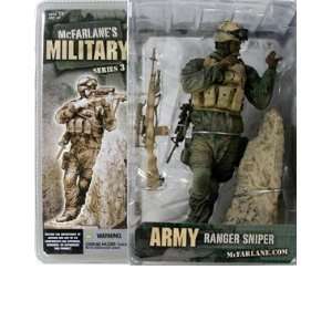  McFarlanes Military Series 3  Army Ranger Sniper (African 