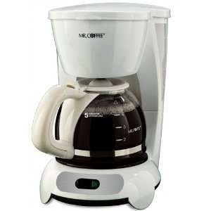 Mr. Coffee TF6 5 Cup Switch Coffeemaker, White with FREE MINI TOOL BOX 