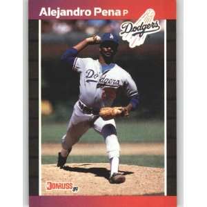 1989 Donruss #557 Alejandro Pena DP   Los Angeles Dodgers (Baseball 
