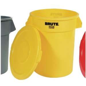    Rubbermaid Red Brute Container, 32 Gallon