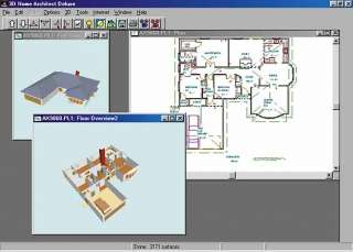  Home Design Suite Deluxe 4.0 PC CD 5 house tools + 3D Home Architect 