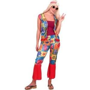  Smiffys 2Pc Hippy Lady Costume Hippie/70S/60S Fancy Dress 