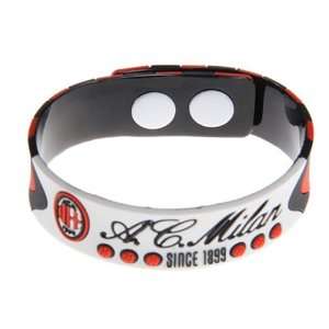 AC Milan Italian Soccer Bracelet Wristband
