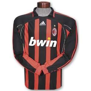  AC Milan 2007 Home LS Soccer Jersey: Sports & Outdoors