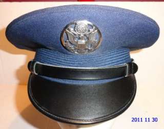 Cap Air Force Enlisted Uniform Current W/Device 7 1/8 Bernard Used $49 