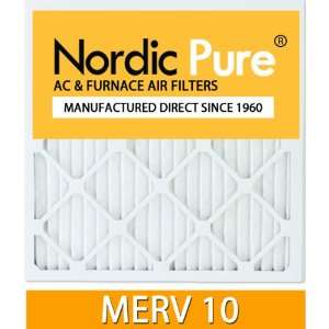   MERV 10 Pleated AC Furnace Air Filter, Box of 1