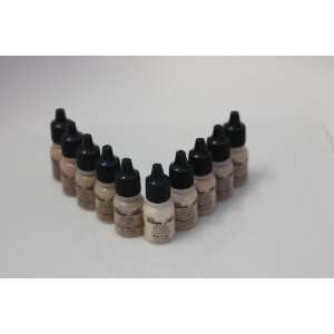 Glam Air Starter Kit with 10 Matte Airbrush Foundation Makeup Bottles 