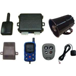   Car Alarm Security System With Knock Sensor And Backup Battery Siren
