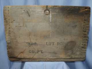 WWI U.S. Army Wooden .30 Cal. Ball Cartridge Ammunition Case  