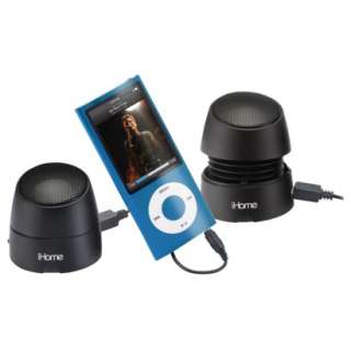iHome Rechargeable Mini Speaker   Black (iHM79BC) product details page