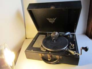 Vintage Antique Portable RCA Victrola Record Player in Working 