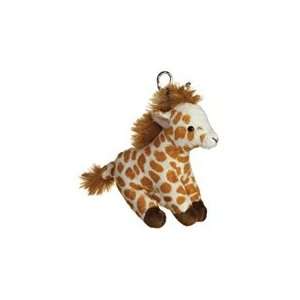   Plush Giraffe 4 Inch Clip On Stuffed Jungle Animal By Aurora Toys