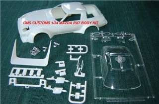 Model Kit Lot/Body MAZDA RX7 1/24 Scale Slot Car Body  