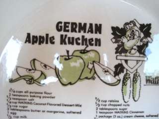 Vintage 1983 Watkins German Apple Kuchen Recipe 10 Baking Dish  