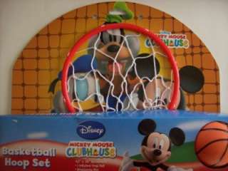 DISNEY MICKEY MOUSE CLUBHOUSE BASKETBALL HOOP SET  