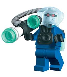 Batman LEGO® Mr Freeze Mini Figure 7783 w/ hose iceGun  