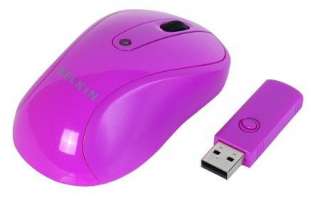 NEW Belkin Wireless Mouse Pink MAC/PC F5L075 USB 127  