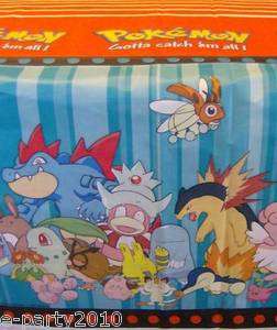 POKEMON Birthday Party Supplies ~ Plastic TABLECOVER 018100660109 