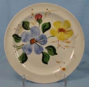   BOUQUET LUNCHEON PLATE Multicolor BLUE RIDGE SOUTHERN POTTERY Nice (O