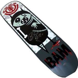  Bam Margera Element/BAM Savage Skateboard Deck: Sports 