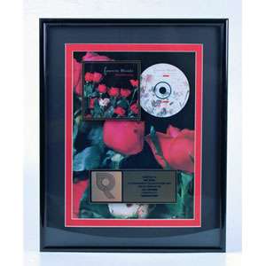   RIAA Hologram Award Cassette + CD I.R.S. Records Framed Art  