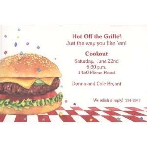  Cookout, Custom Personalized Barbecues Invitation, by Glad 
