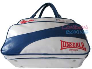LONSDALE White + Blue Gym \ Weekend Bag \ Holdall ★ Nice XMAS 
