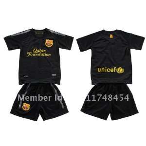2011/2012 barcelona away soccer jerseys uniforms kids soccer jersey 