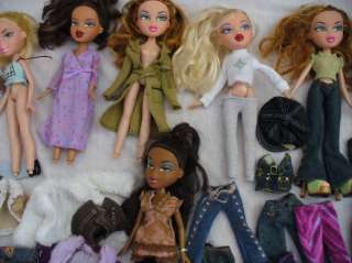 BRATZ Dolls 10 girls + 3 boys Clothes Shoes 6# BiG LOT  