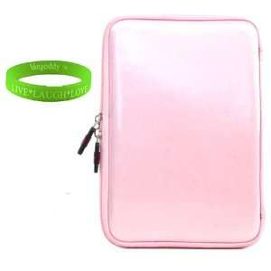 Pink Durable Barnes and Noble Nook Color Cube Carrying Case + Vangoddy 