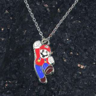 Super Mario Bros Brothers Pendant Chain Necklace Boys Birthday Party 