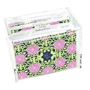 Lilly Pulitzer Personalized Recipe Box   Private Property 