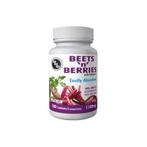  Beets n Berries w/Vitamin C (180Tablets) Brand A.O.R 