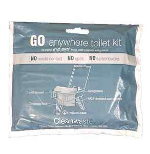 Pett Wag Bags GO anywhere Waste Kits Camp Toilet 12 Pk  