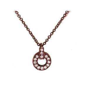   with Black Rhodium Diamond Circle Pendant Necklace Ct.tw 0.20 Jewelry