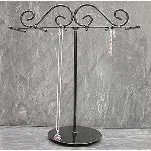  Black Metal Counter Top Necklace Jewelry Display Stand 