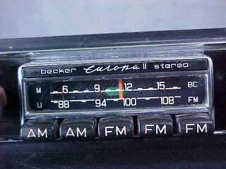 Ferrari Becker Europa Radio_Cassette Player_Amplifier  