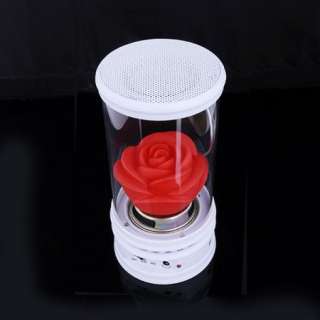 Hot Romantic Flower Rose SD MMC Card  Player Speaker  