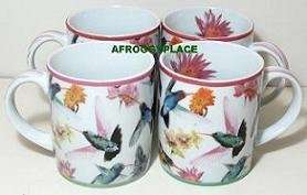  Four 12oz Mugs Boxed Paul Cardew New in Box SALE 704038321914  